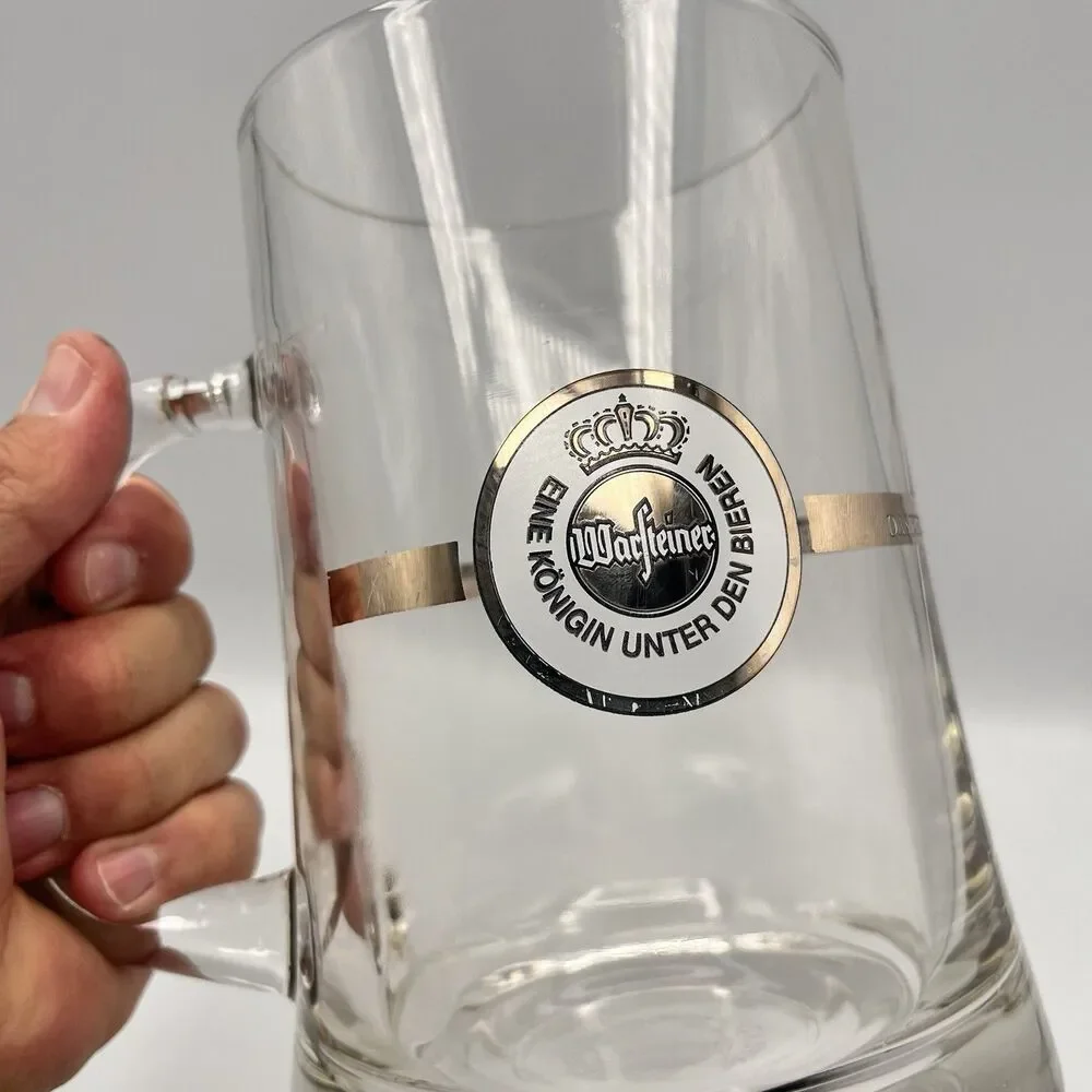 Warsteiner Glass Pint Tankard Glass Germany